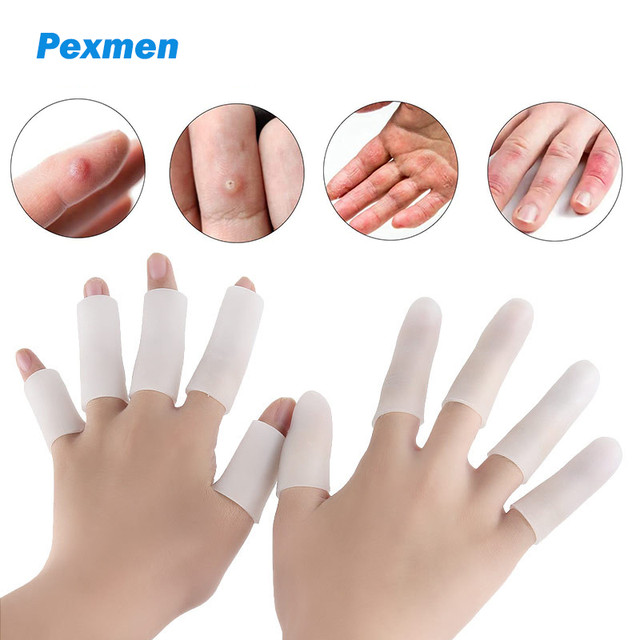 Pexmen 5Pcs/Bag Finger Cots Finger Protector Waterproof Finger